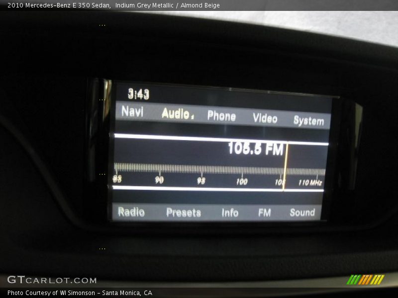 Indium Grey Metallic / Almond Beige 2010 Mercedes-Benz E 350 Sedan