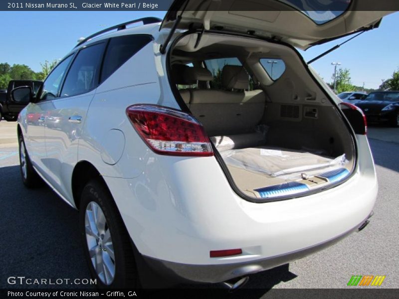 Glacier White Pearl / Beige 2011 Nissan Murano SL