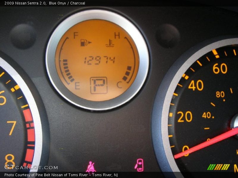 Blue Onyx / Charcoal 2009 Nissan Sentra 2.0