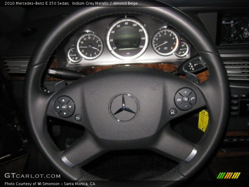 Indium Grey Metallic / Almond Beige 2010 Mercedes-Benz E 350 Sedan