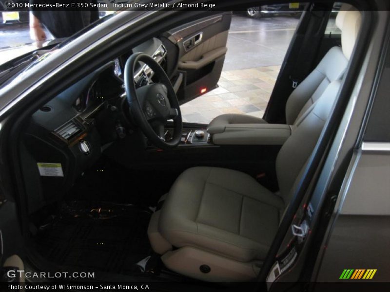 Indium Grey Metallic / Almond Beige 2010 Mercedes-Benz E 350 Sedan