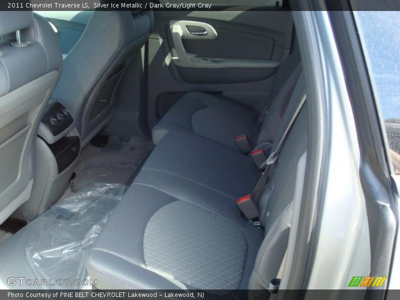 Silver Ice Metallic / Dark Gray/Light Gray 2011 Chevrolet Traverse LS