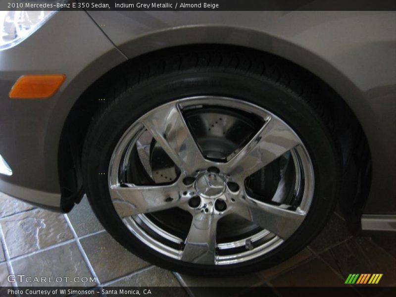 Indium Grey Metallic / Almond Beige 2010 Mercedes-Benz E 350 Sedan