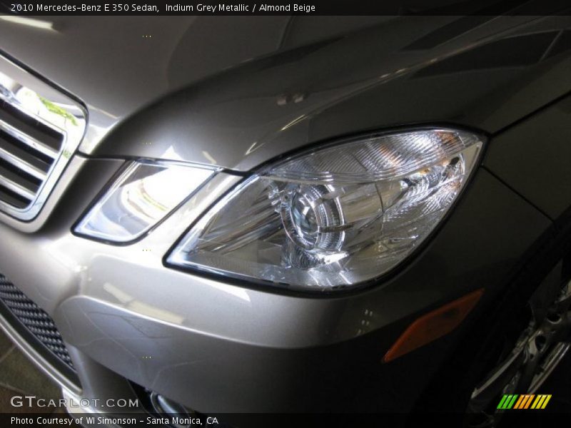 Indium Grey Metallic / Almond Beige 2010 Mercedes-Benz E 350 Sedan
