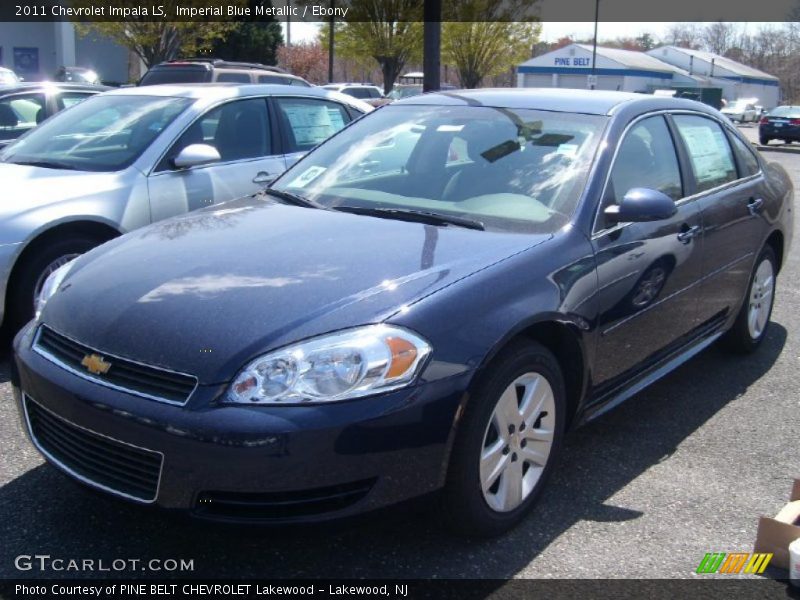 Imperial Blue Metallic / Ebony 2011 Chevrolet Impala LS