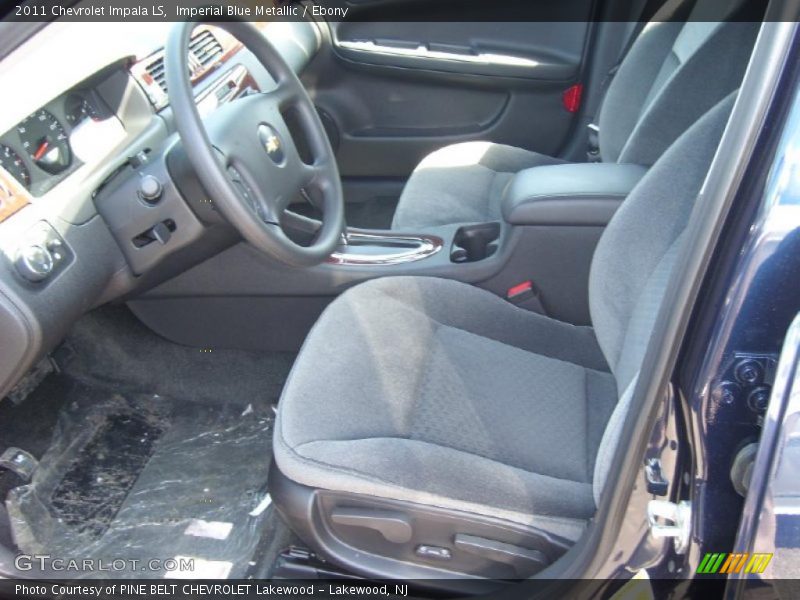 Imperial Blue Metallic / Ebony 2011 Chevrolet Impala LS