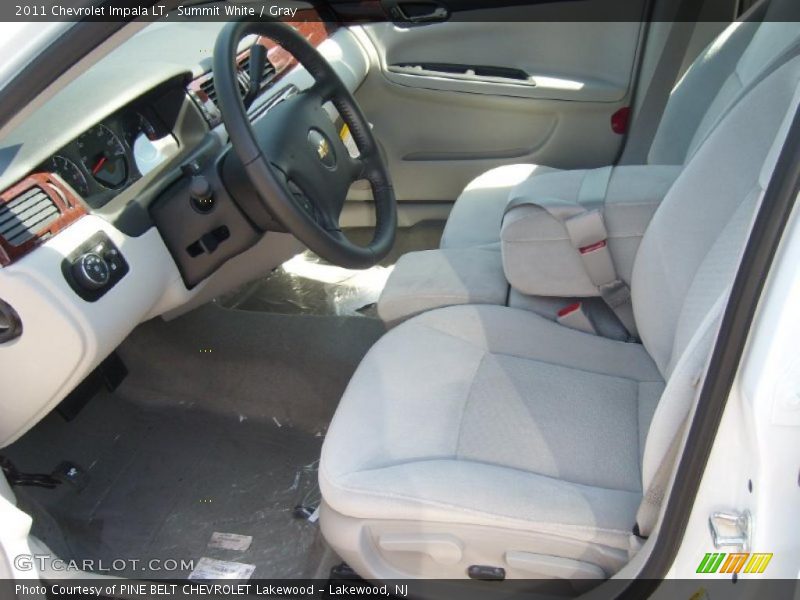 Summit White / Gray 2011 Chevrolet Impala LT