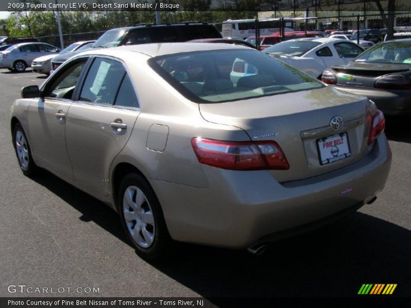 Desert Sand Metallic / Bisque 2009 Toyota Camry LE V6