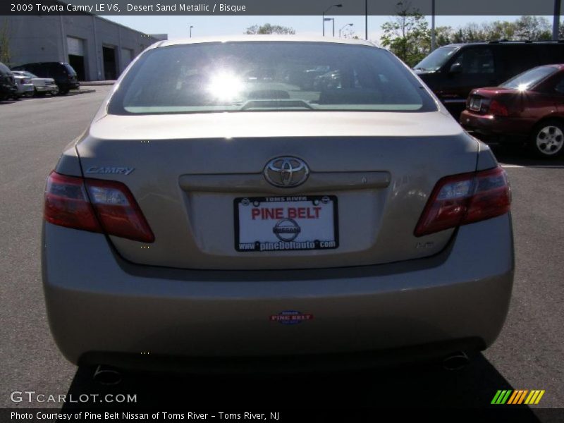 Desert Sand Metallic / Bisque 2009 Toyota Camry LE V6