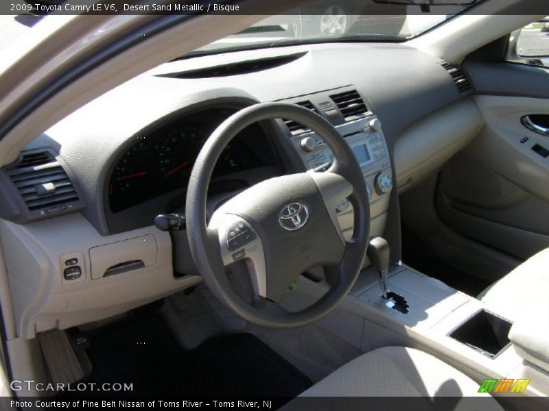 Desert Sand Metallic / Bisque 2009 Toyota Camry LE V6