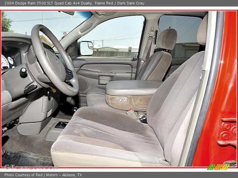 Flame Red / Dark Slate Gray 2004 Dodge Ram 3500 SLT Quad Cab 4x4 Dually