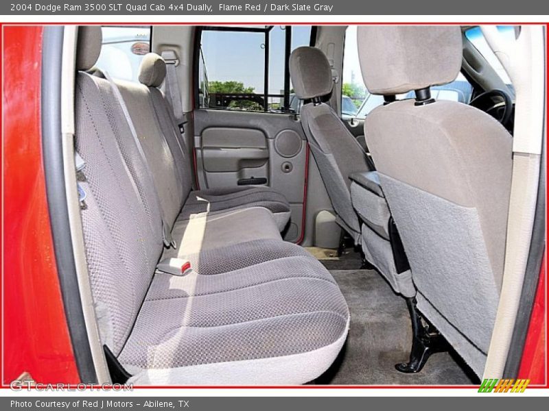 Flame Red / Dark Slate Gray 2004 Dodge Ram 3500 SLT Quad Cab 4x4 Dually