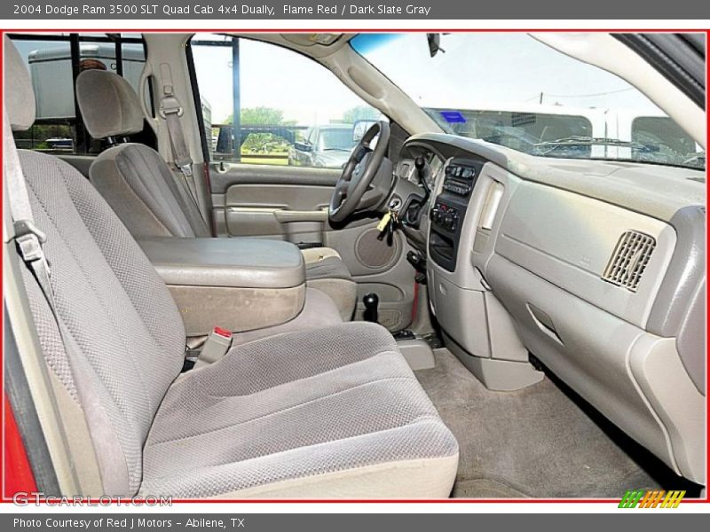 Flame Red / Dark Slate Gray 2004 Dodge Ram 3500 SLT Quad Cab 4x4 Dually
