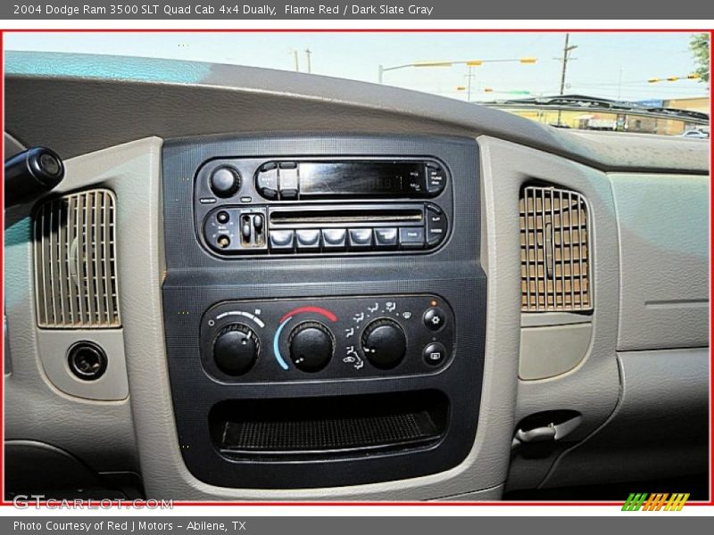 Flame Red / Dark Slate Gray 2004 Dodge Ram 3500 SLT Quad Cab 4x4 Dually