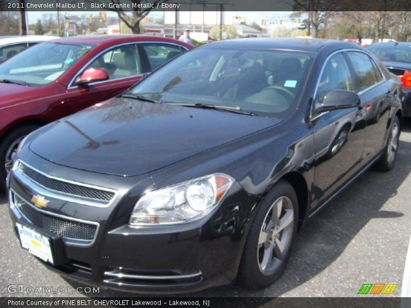 Black Granite Metallic / Ebony 2011 Chevrolet Malibu LT