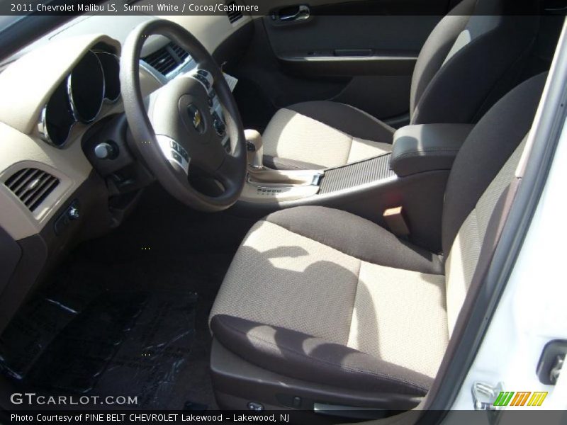 Summit White / Cocoa/Cashmere 2011 Chevrolet Malibu LS