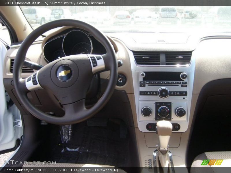 Summit White / Cocoa/Cashmere 2011 Chevrolet Malibu LS