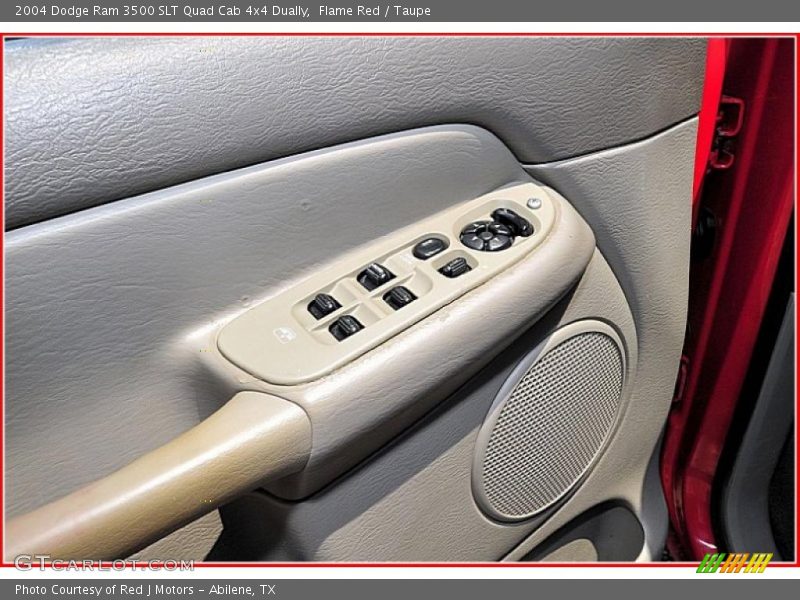 Flame Red / Taupe 2004 Dodge Ram 3500 SLT Quad Cab 4x4 Dually