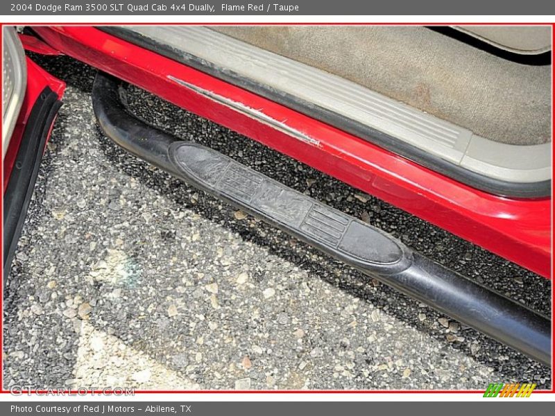 Flame Red / Taupe 2004 Dodge Ram 3500 SLT Quad Cab 4x4 Dually