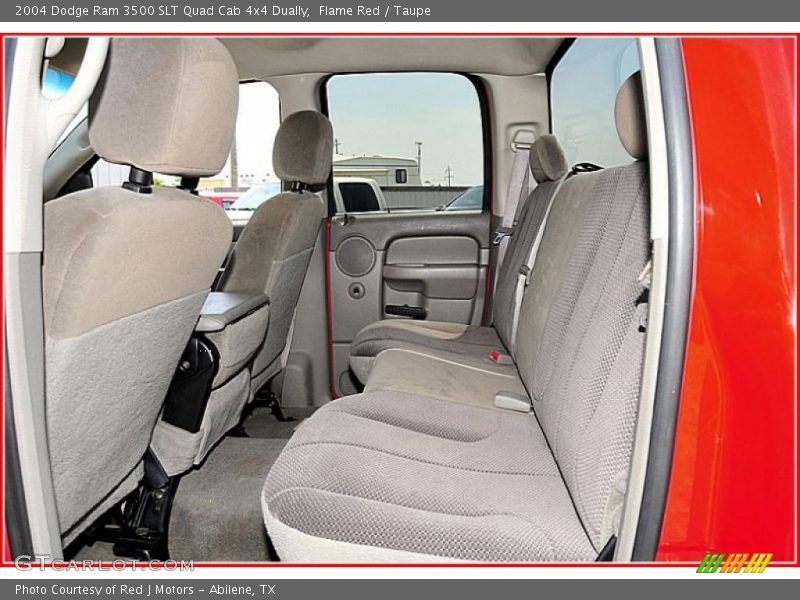 Flame Red / Taupe 2004 Dodge Ram 3500 SLT Quad Cab 4x4 Dually