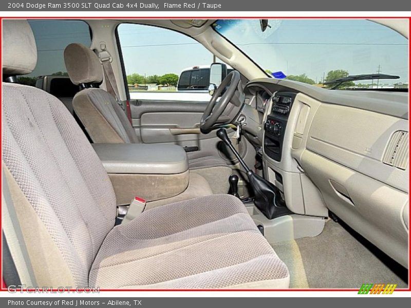  2004 Ram 3500 SLT Quad Cab 4x4 Dually Taupe Interior