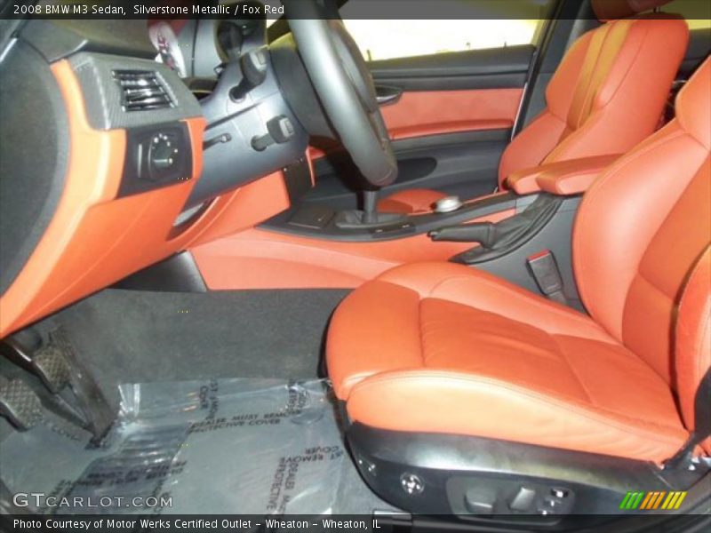  2008 M3 Sedan Fox Red Interior