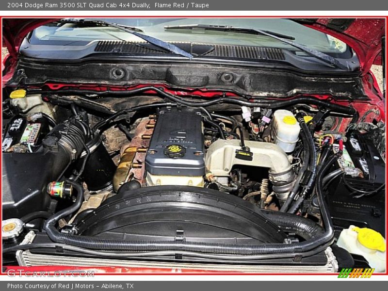  2004 Ram 3500 SLT Quad Cab 4x4 Dually Engine - 5.9 Liter OHV 24-Valve Cummins Turbo Diesel Inline 6 Cylinder