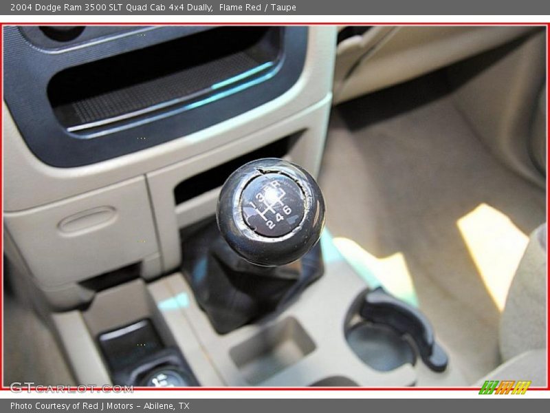 Flame Red / Taupe 2004 Dodge Ram 3500 SLT Quad Cab 4x4 Dually