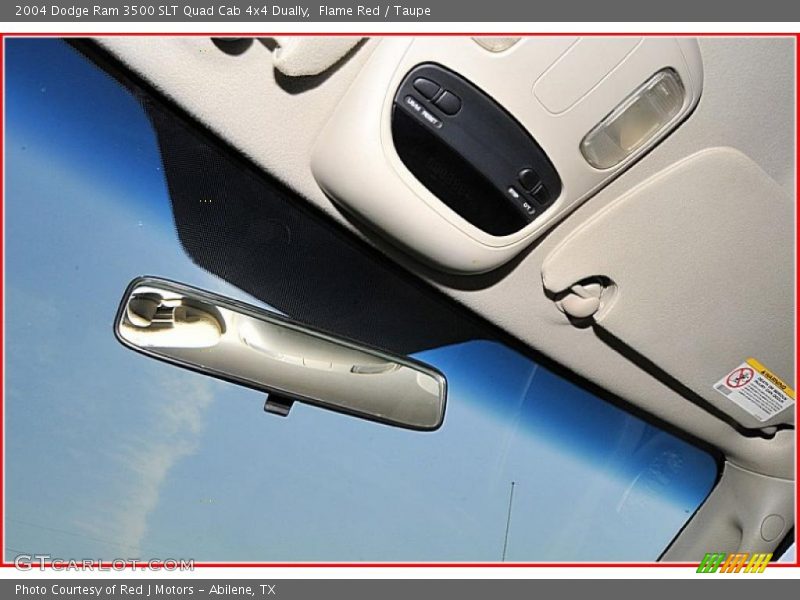 Flame Red / Taupe 2004 Dodge Ram 3500 SLT Quad Cab 4x4 Dually