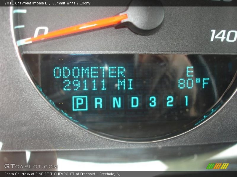 Summit White / Ebony 2011 Chevrolet Impala LT