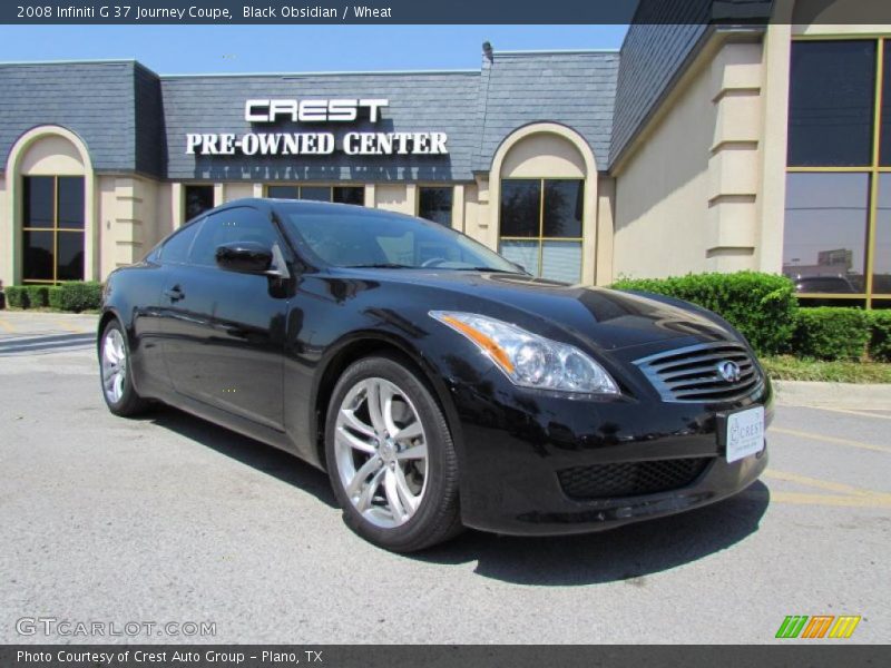 Black Obsidian / Wheat 2008 Infiniti G 37 Journey Coupe