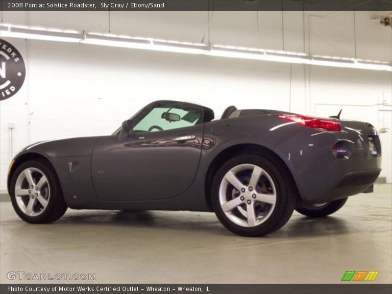 Sly Gray / Ebony/Sand 2008 Pontiac Solstice Roadster
