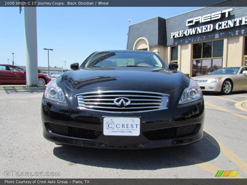 Black Obsidian / Wheat 2008 Infiniti G 37 Journey Coupe