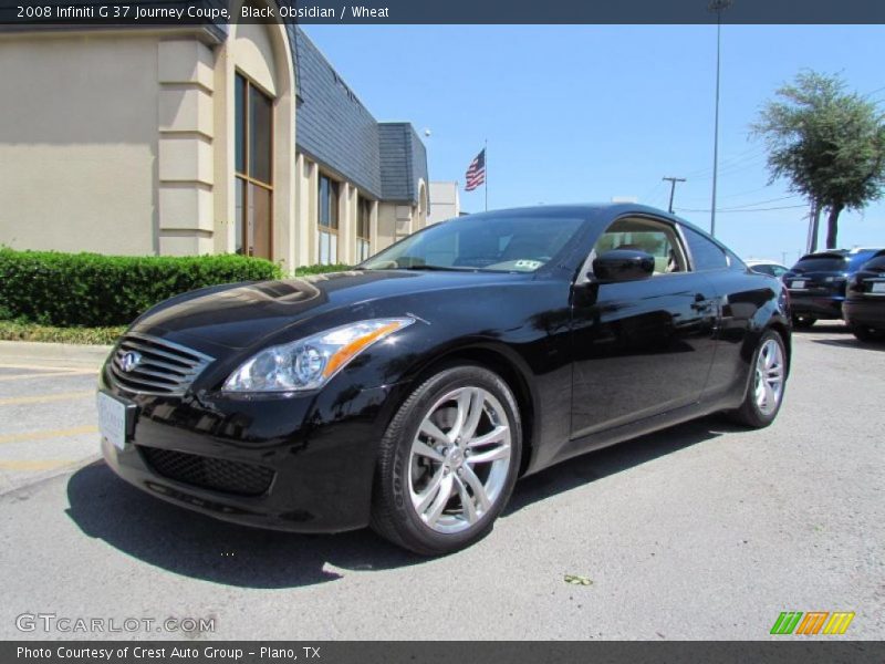 Black Obsidian / Wheat 2008 Infiniti G 37 Journey Coupe