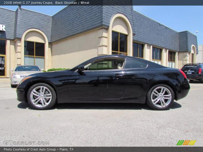 Black Obsidian / Wheat 2008 Infiniti G 37 Journey Coupe