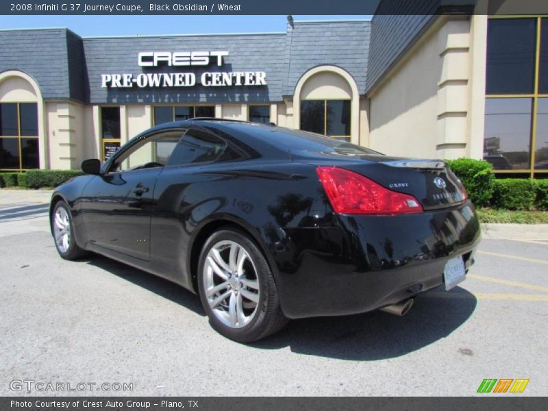 Black Obsidian / Wheat 2008 Infiniti G 37 Journey Coupe