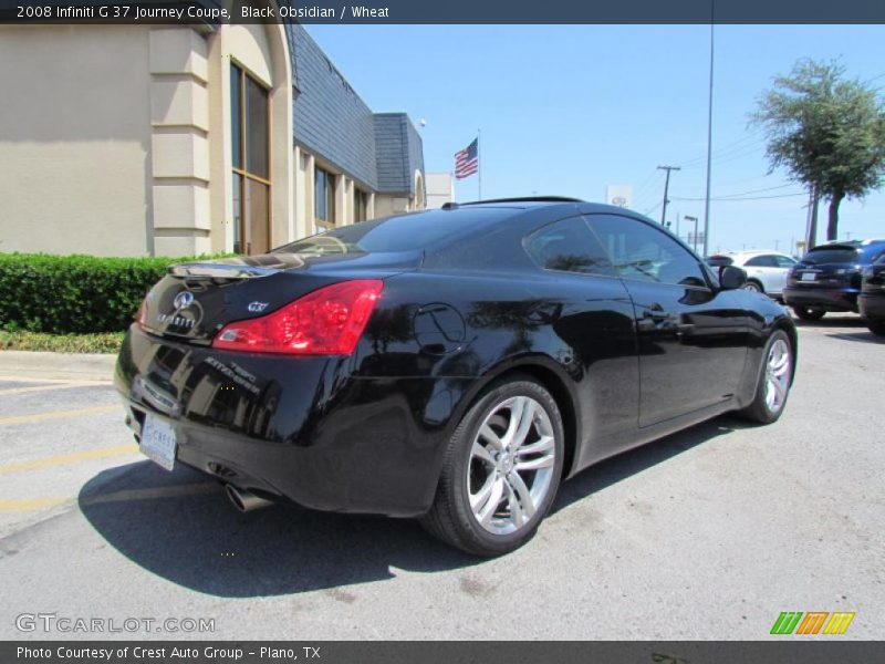 Black Obsidian / Wheat 2008 Infiniti G 37 Journey Coupe