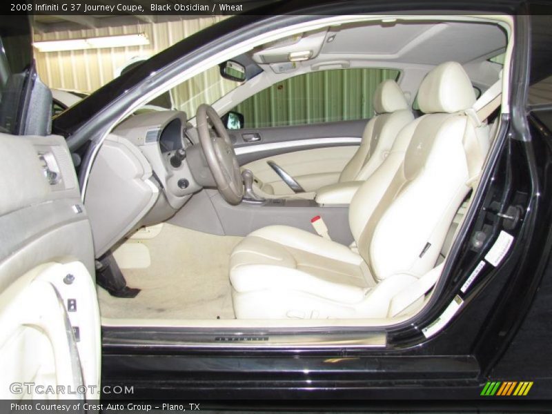 Black Obsidian / Wheat 2008 Infiniti G 37 Journey Coupe