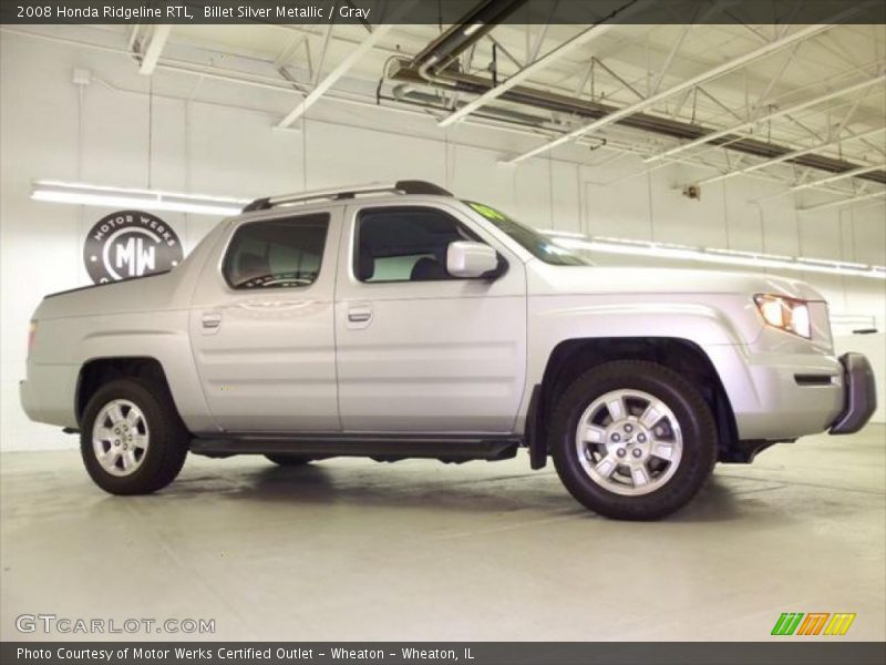 Billet Silver Metallic / Gray 2008 Honda Ridgeline RTL