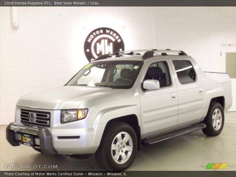 Billet Silver Metallic / Gray 2008 Honda Ridgeline RTL