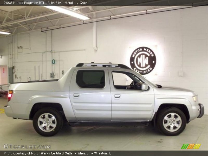 Billet Silver Metallic / Gray 2008 Honda Ridgeline RTL
