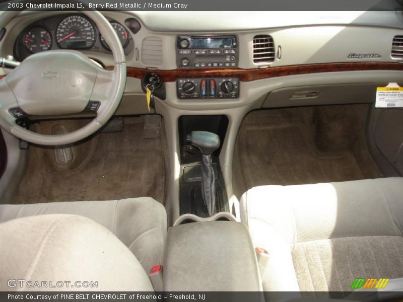 Berry Red Metallic / Medium Gray 2003 Chevrolet Impala LS