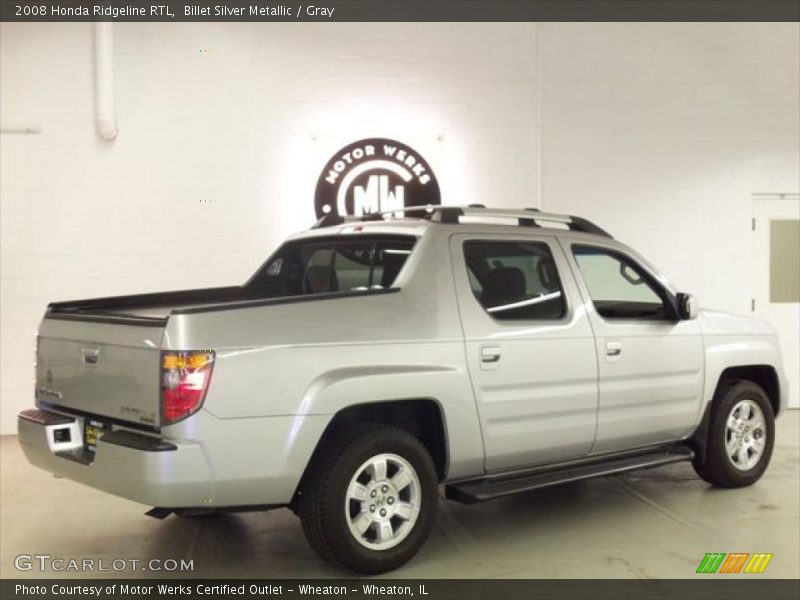 Billet Silver Metallic / Gray 2008 Honda Ridgeline RTL