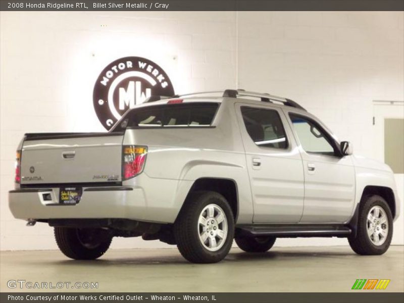 Billet Silver Metallic / Gray 2008 Honda Ridgeline RTL