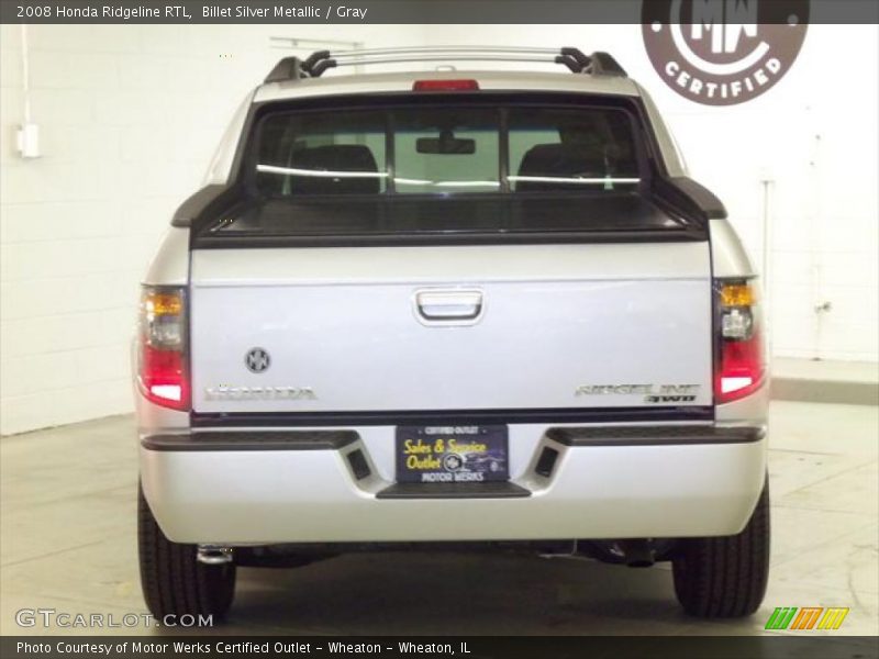Billet Silver Metallic / Gray 2008 Honda Ridgeline RTL