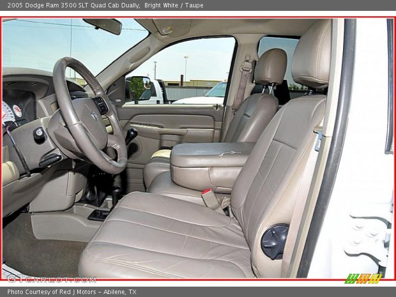  2005 Ram 3500 SLT Quad Cab Dually Taupe Interior