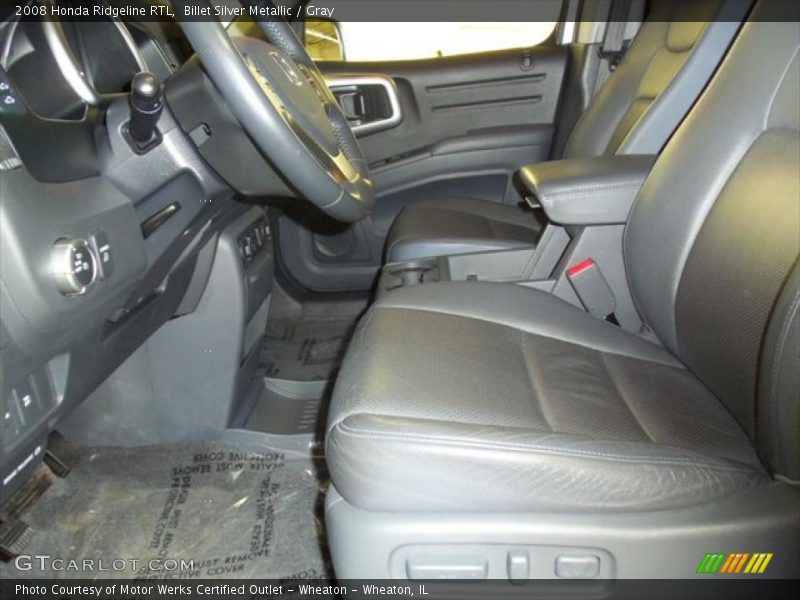 Billet Silver Metallic / Gray 2008 Honda Ridgeline RTL