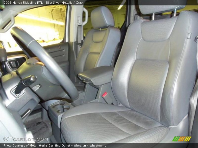 Billet Silver Metallic / Gray 2008 Honda Ridgeline RTL