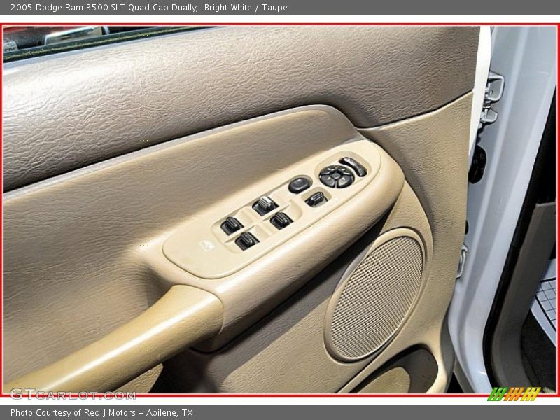 Bright White / Taupe 2005 Dodge Ram 3500 SLT Quad Cab Dually