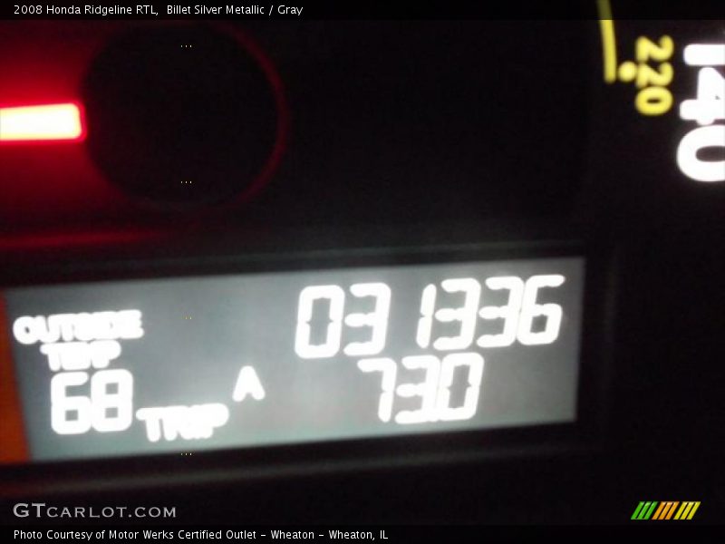 Billet Silver Metallic / Gray 2008 Honda Ridgeline RTL